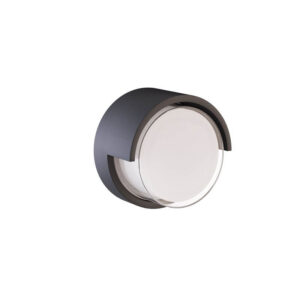 Blis Beneito Faure Applique Led Nera IP65 Tonda