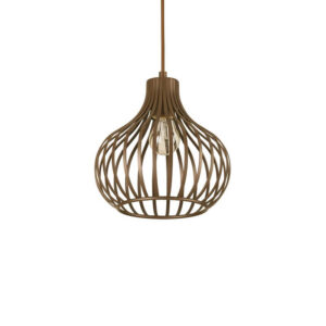 Onion Sp1 D23 Ideal Lux Lampadario in Metallo Marrone