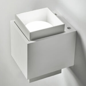 Syme Sforzin Applique Quadrata Bianca