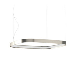 Zero Square 50 Panzeri Lampada a Sospensione di Design Titanio