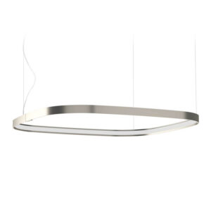 Zero Square 75 Panzeri Lampada a Sospensione di Design Titanio