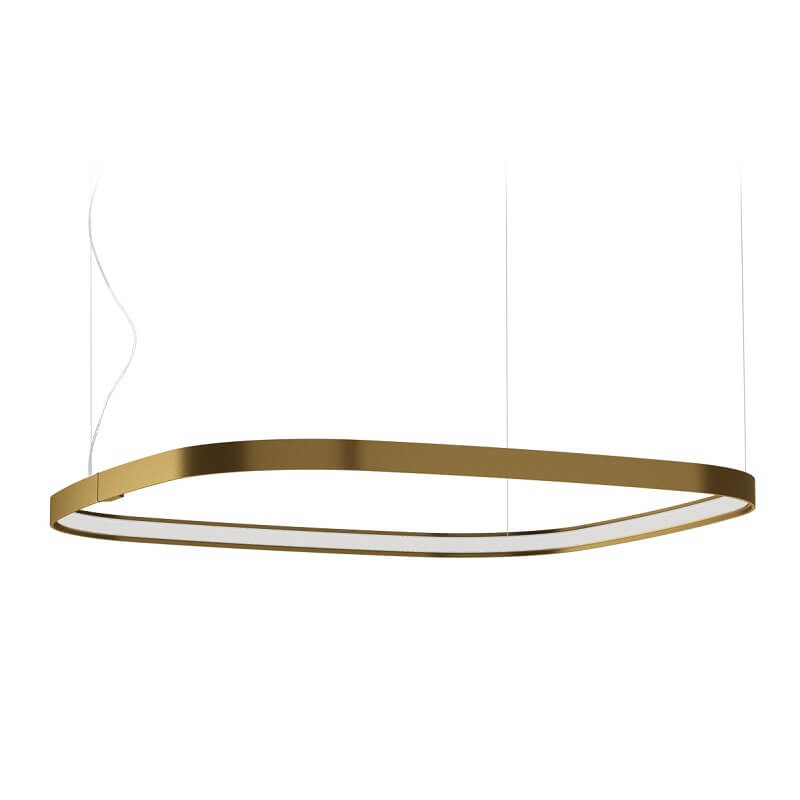 Zero Square 75 Panzeri Lampada a Sospensione di Design Bronzo