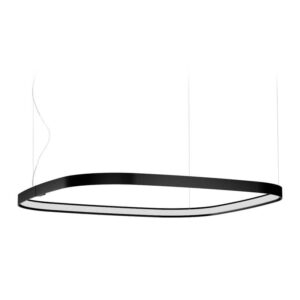 Zero Square 75 Panzeri Lampada a Sospensione di Design Nera