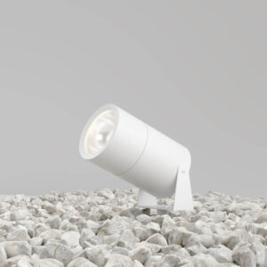 Bern Maytoni Proiettore Bianco Orientabile Led 15w Con Picchetto