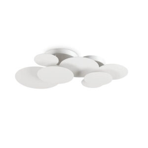 Ideal Lux Cloud PL D74  Sp5 Plafoniera Applique Bianca