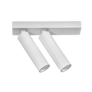GFA1474 Gea Luce Plafone Bianco Led 2x7w Orientabile