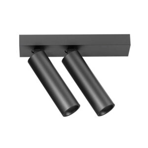 GFA1475 Gea Luce Plafone Nero Led 2x7w Orientabile