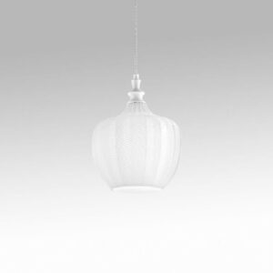 Cleofe S/10 Gea Luce Sospensione Singola Bianca