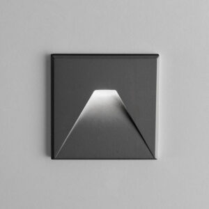 GFA1421 Gea Luce Segnapasso Led Nero Con Cornice Quadra