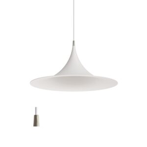 Lampada a Sospensione Bianca Morgana Linea Light Decòrative