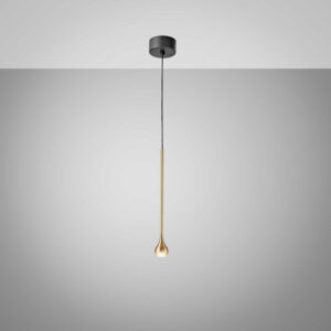 Ursula S/PO Gea Luce Sospensione Led Oro Satinato