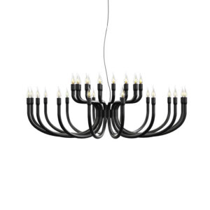 Snoob Karman SE609ANINT Lampada A Sospensione Nera 16 Bracci