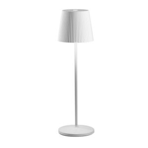 Brillia Gea Luce Lampada da Tavolo Bianca