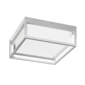 GES2090 Gea Luce Plafoniera IP65 per Esterni Quadrata Bianca