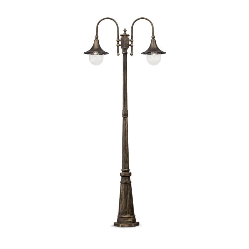 cima-ideal-lux-lampione-da-giardino-nero-oro