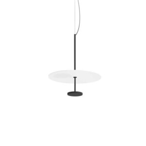 Stilo_P Linea Light Sospensione Led Nera Diam. 34cm