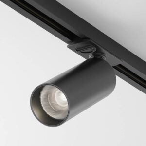 Focus Unity Maytoni Spot Nero Led Per Binario