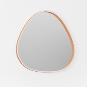 Ecaris A/G Gea Luce Specchio Retro Illuminato Led Arancio Bruciato