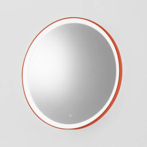 Specchio Bagno Led Terracotta Ø 98cm Krizia A/G Gea Luce