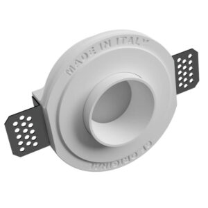 Brion B Centro Faretti Original Incasso In Gesso Bianco