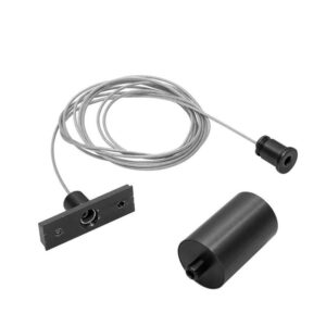 GBIS11 Kit Sospensione Con Rosone Nero Gea Luce