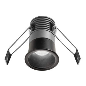 GFA1111 Gea Led Faretto Led 5W Nero Tondo Retratto