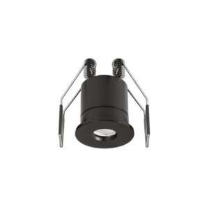 GFA1921 Gea Led Faretto Led 3W IP65 Nero Tondo Per Esterni