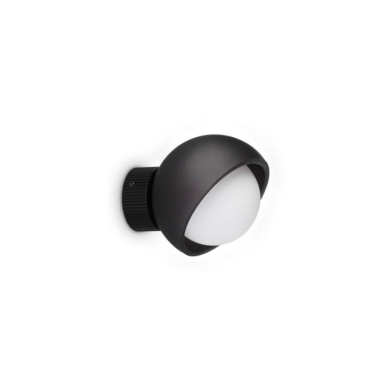 BLOOM_AP1_D12_ideal-lux-applique-nera-a-sfera