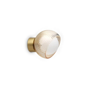 Bloom Ap1 D12 Ideal Lux Applique da Specchio Ottone