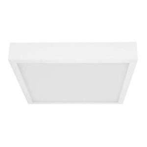 Box_SQ Led Linea Light Plafoniera/Applique LED Quadrata Bianca 50cm