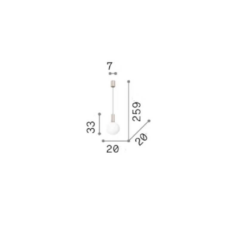 odeon-sp1-d20-ideal-lux-sospensione-economica-beige