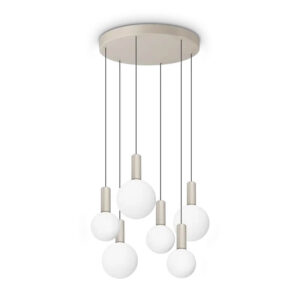 Odeon Sp6 Round Ideal Lux Lampadario Moderno 6 Sfere