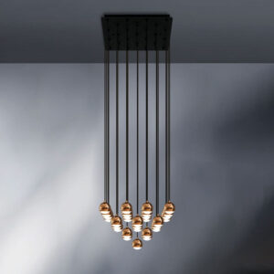 Shallow Vivida International Lampadario Led Moderno Multi Sfere