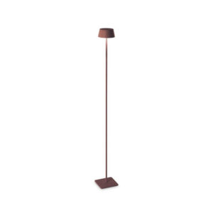 Pure PT Ideal Lux Lampada Ricaricabile da Terra Senza Fili Caffè H115cm