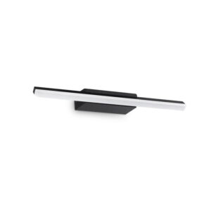 Riflesso Ap D42 Ideal Lux Applique Specchio Bagno Nera CRI90