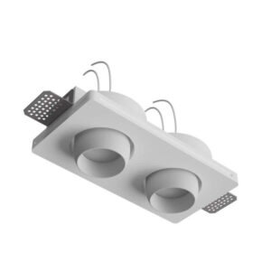 Rotolight 2 Bia CF Original Incasso Doppio In Gesso Bianco Orientabile