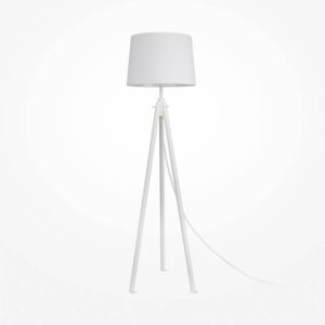 Calvin Maytoni Lampada da Terra Bianca Stile Nordico