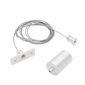 GBIS10 Kit Sospensione Con Rosone Bianco Gea Luce